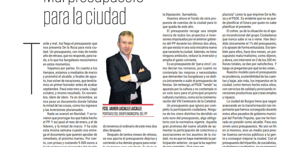 Artículo Presupuesto