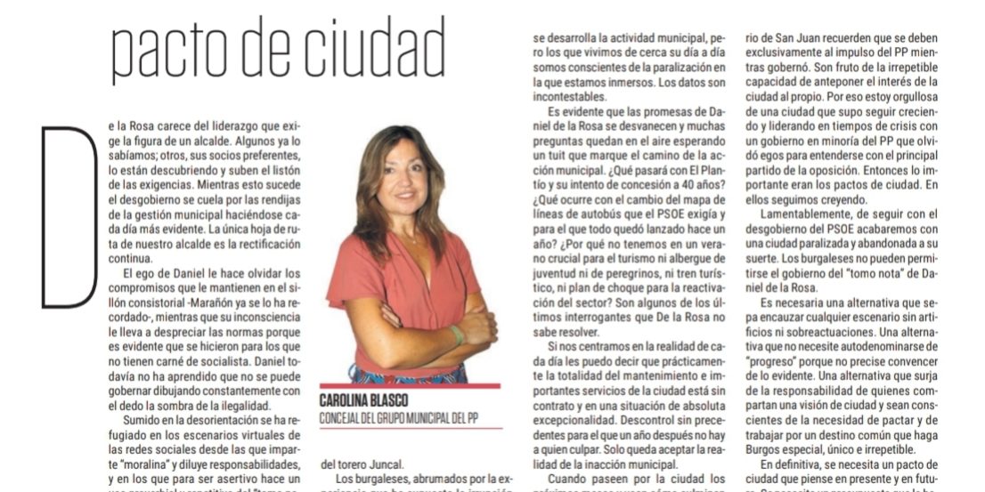 El Autógrafo Carolina Blasco Julio 2020