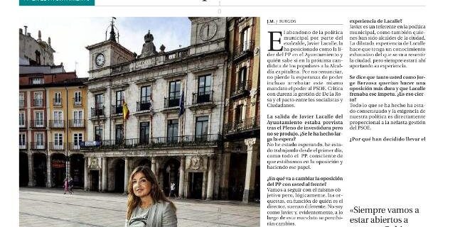 Entrevista a Carolina Blasco en Diario de Burgos