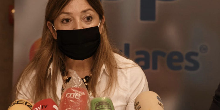 Carolina Blasco en rueda de prensa