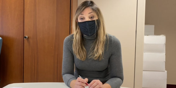 Carolina Blasco en rueda de prensa telemática