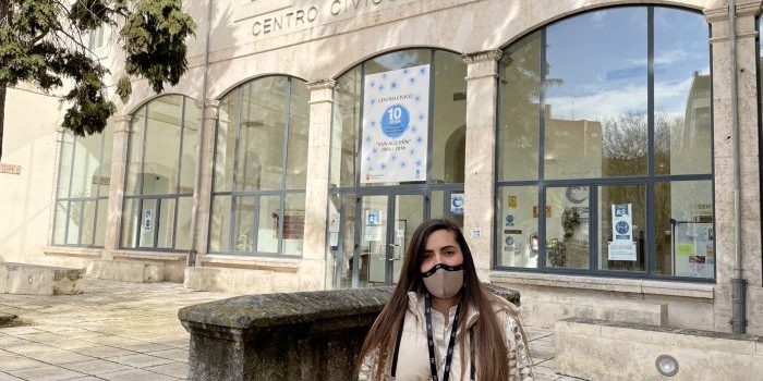 20210420 Andrea Ballesteros en el centro cívico San Agustín