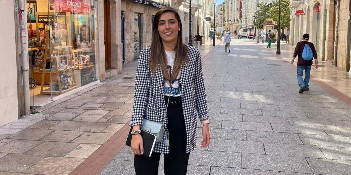 Andrea Ballesteros en Laín Calvo
