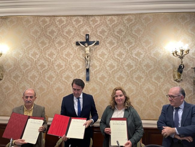 FIRMA CONVENIO SOMACYL-AGUAS BURGOS- DIPUTACIÓN Firma del convenio SOMACYL-AGUAS BURGOS- DIPUTACIÓN