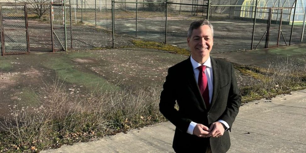 EL CONCEJAL DE DEPORTES CÉSAR BARRIADA VISITA EL VELODROMO DE SAN CRISTÓBAL